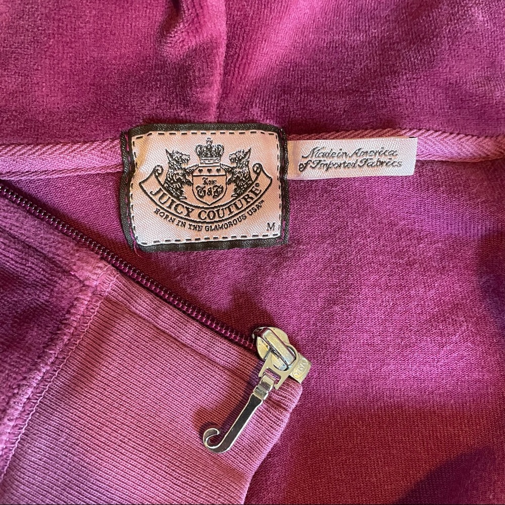 Juicy Couture Velour Tracksuit Jacket - Picture 3 of 5